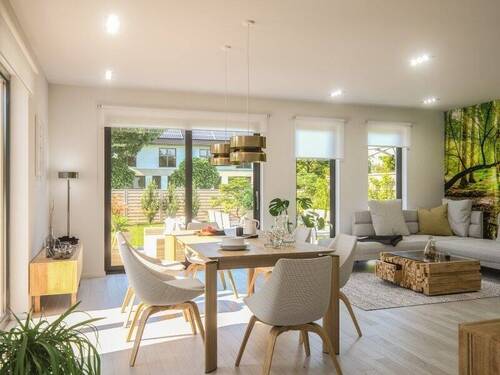 Innenraumkonzept - Doppelhaushälfte mit 124,00 m&sup2; in Rammingen zum Kaufen