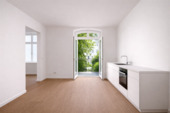 Animation Küche mit Neubaubalk - 2 Zimmer Etagenwohnung in Berlin