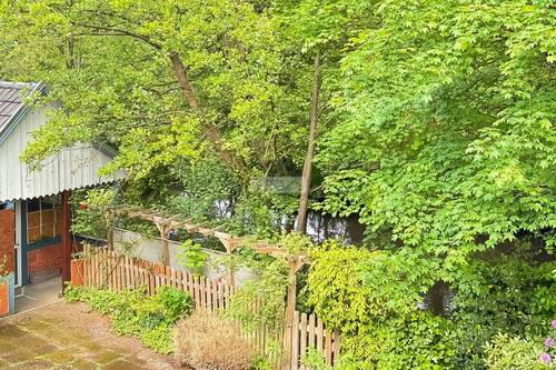 Blick vom Balkon zur Ilmenau - 