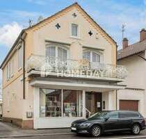 MFH mit 2 WE + Gewerbe, 1.094 Quadratmeter Grundstück, leerstehend mit Perspektive - Philippsburg-Huttenheim