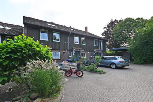 Blick auf die Vorderseite des Hauses - 