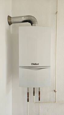 neue Gastherme in der Küche - 