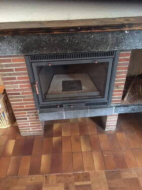 Kamin/ Wohnbereich - 1 Zimmer Mehrfamilienhaus, Wohnhaus zum Kaufen in München