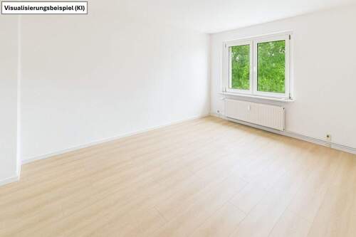 Schlafzimmer nach Renovierung - 2 Zimmer Etagenwohnung zur Miete in Schönfeld