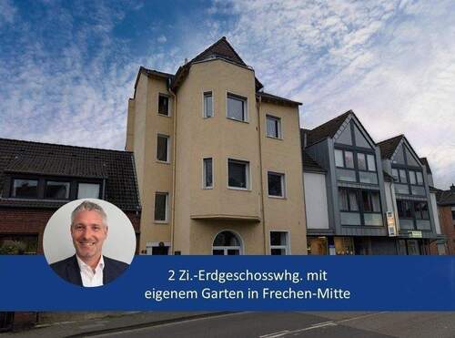 2 Zimmer Erdgechosswhg. mit eigenem Garten - Charmante Erdgesschosswohnung mit eigenem ca. 110 m² eingezäunten Gartenstück - Frechen Mitte