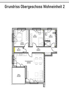 Wohnung 1. Obergeschoss / WE 2 - 