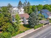 Außenaufnahme Süd West Perspektive mit Carport - 