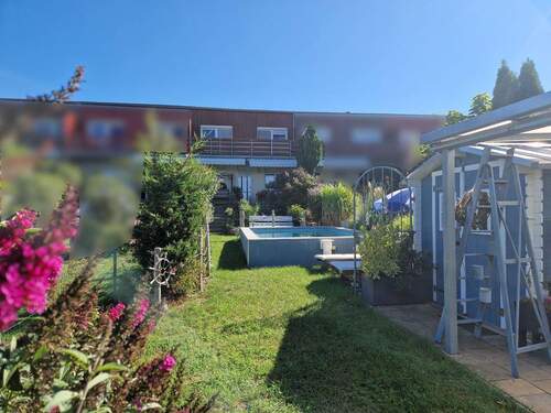 Hinteransicht - 4 Zimmer Reihenmittelhaus zum Kaufen in Halle (Saale)