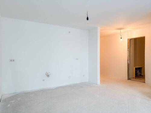 Wohnzimmer mit Kochnische - 