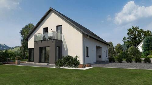 Ansicht - Doppelhaushälfte mit 138,00 m&sup2; in Frankfurt am Main zum Kaufen