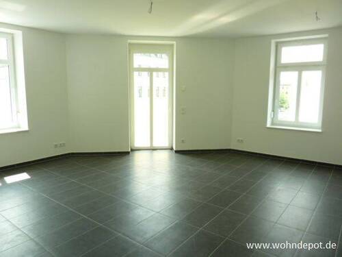 02_offenes Wohnzimmer_11265.JPG - 2 Zimmer Etagenwohnung zur Miete in Leipzig