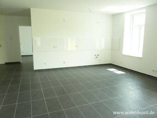 04_Blick auf die offene Küche_11265.JPG - Etagenwohnung mit 53,20 m&sup2; in Leipzig zur Miete