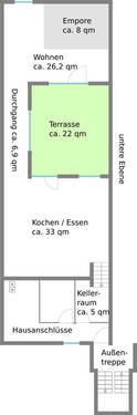 Untere Ebene und Keller - 