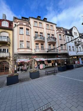 Frontansicht - Wohn- und Geschäftshaus im Jugendstil im Zentrum von Bad Kissingen