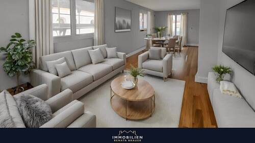 45 m² Wohnen-Essen-Küche (Visualisierung) - Etagenwohnung mit 103,00 m² in Bodman-Ludwigshafen zum Kaufen