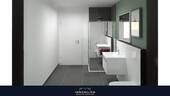 Bad mit Fenster und Dusche Hochwertige Ausstattung - 