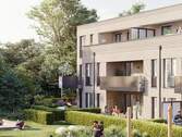 Friedrichs Vier_Ausschnitt 4.03 - Garten & Terrasse für die große Familie -Traumhafte 5-Zimmer-Neubauwohnung mit 2 Bädern im Grünen