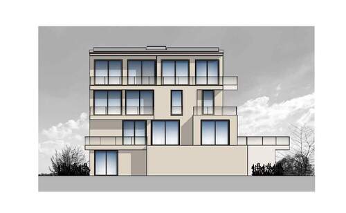 Haus F Ansicht Süd - 