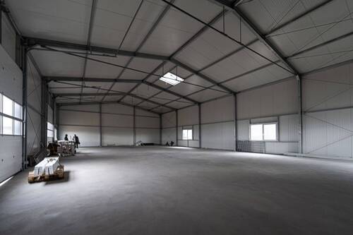 Halle1.jpg - Halle im Neubaugebiet Barsinghausen I Neubau in der Entstehung