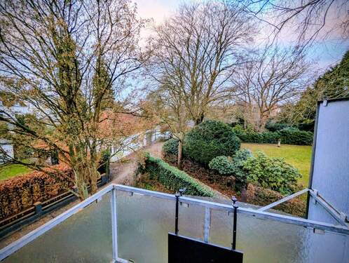 Balkon zur Gartenseite (Westausrichtung) - Etagenwohnung mit 100,00 m&sup2; in Elmshorn zur Miete