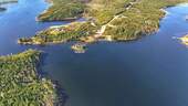Blick auf Lot 9, Insel und Parzellierung - ***** Eine PERLE am Wasser - GRUNDSTÜCK mit INSEL *****