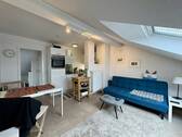 Wohn-/Esszimmer - 2 Zimmer Etagenwohnung zur Miete in Meerbusch / Büderich