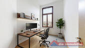Arbeitszimmer_KI-möbliert - Etagenwohnung mit 76,70 m&sup2; in Magdeburg / Altstadt zum Kaufen
