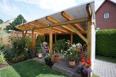 überdachte Gartenterrasse. 1JPG - Einfamilienhaus mit 150,00 m² in Großschirma zum Kaufen