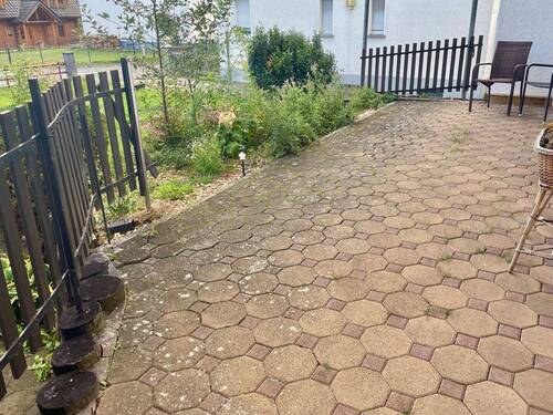 Terrasse am Wohn-/Esszimmer - Einfamilienhaus mit 160,00 m&sup2; in Weilburg zum Kaufen