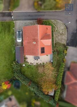 Vogelperspektive - 5 Zimmer Einfamilienhaus zum Kaufen in Aub