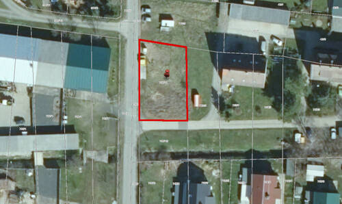 mit Makierung Luftild 1 zu 500 Quer - Grundstück in Grimma