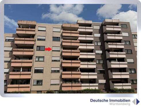 Ansicht West - 3 Zimmer Etagenwohnung zum Kaufen in Ditzingen