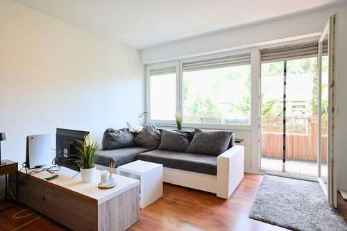 Wohnraum - 1 Zimmer Etagenwohnung zum Kaufen in Gundelfingen