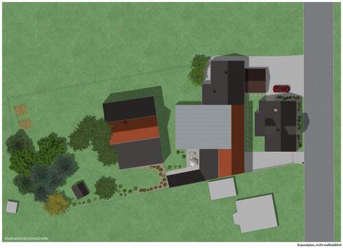 Lageplan des Grundstücks - 