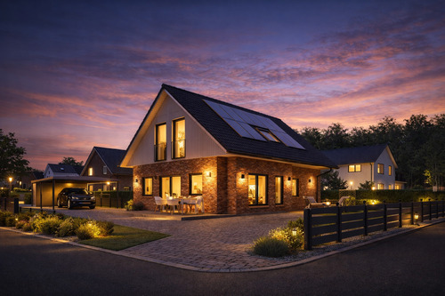 Abenddämmerung Danhaus - Sonderaktion: Schlüsselfertiges Haus zum Verkauf!