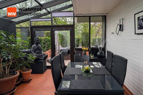 Wintergarten - Außergewöhnliche Dachterrassenwohnung mit zusätzlichem Wintergarten in Solln