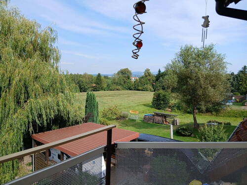 Blick v.Balkon in Garten - 