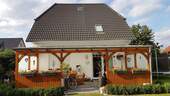 Gartenansicht mit Überdachung 25,3 m² - 