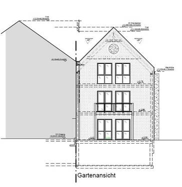 Rückansicht - Grundstück in Krefeld