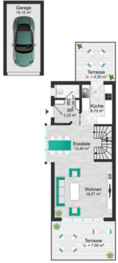 Erdgeschoss - 5 Zimmer Doppelhaushälfte zum Kaufen in Gilching