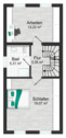 Obergeschoss - 5 Zimmer Doppelhaushälfte in Gilching
