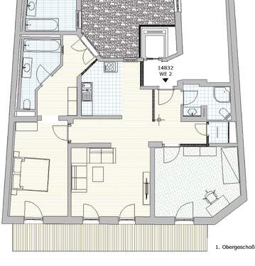Bild 1 - 3 Zimmer Etagenwohnung in Ilmenau