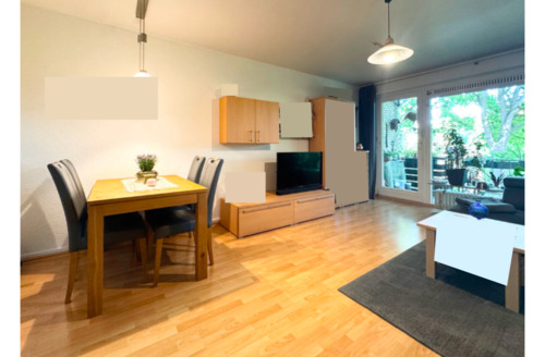 mit Blick ins Grüne - 