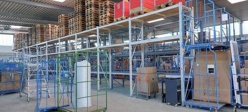 Lagerhalle, Innenaufnahme - 