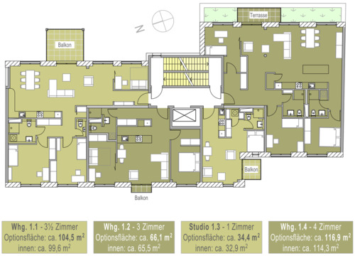 1OG Wohnung 1.3.png - 1 Zimmer Etagenwohnung in Leipzig