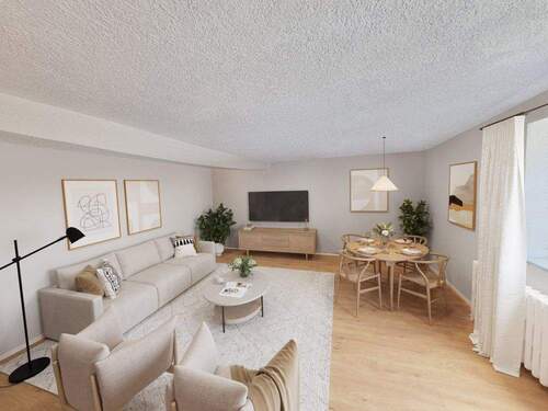 Visualisierung Wohnbereich - Etagenwohnung mit 73,00 m&sup2; in Otzberg zum Kaufen