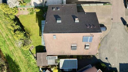 Luftaufnahme vom Dach - 