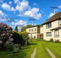 Ländliches Wohnen mit viel Platz und Nebengelass wird geboten - Saalfeld Volkmannsdorf