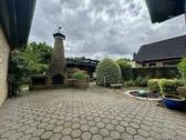 Hauptterrasse mit Kamin - 