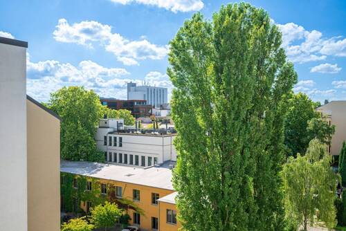 Weitblick von der Küche ohne Einsicht von Nachbarn - 